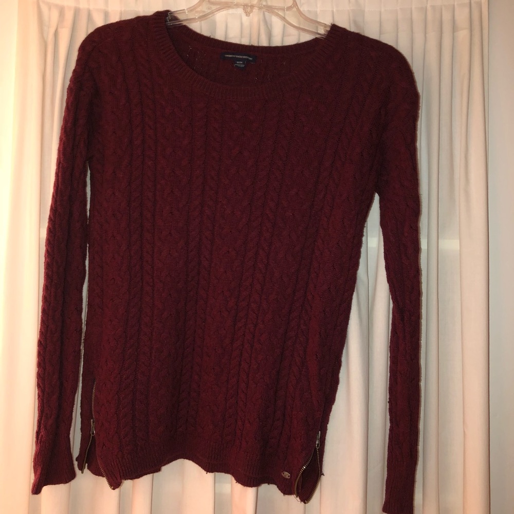Burgundy Sweater